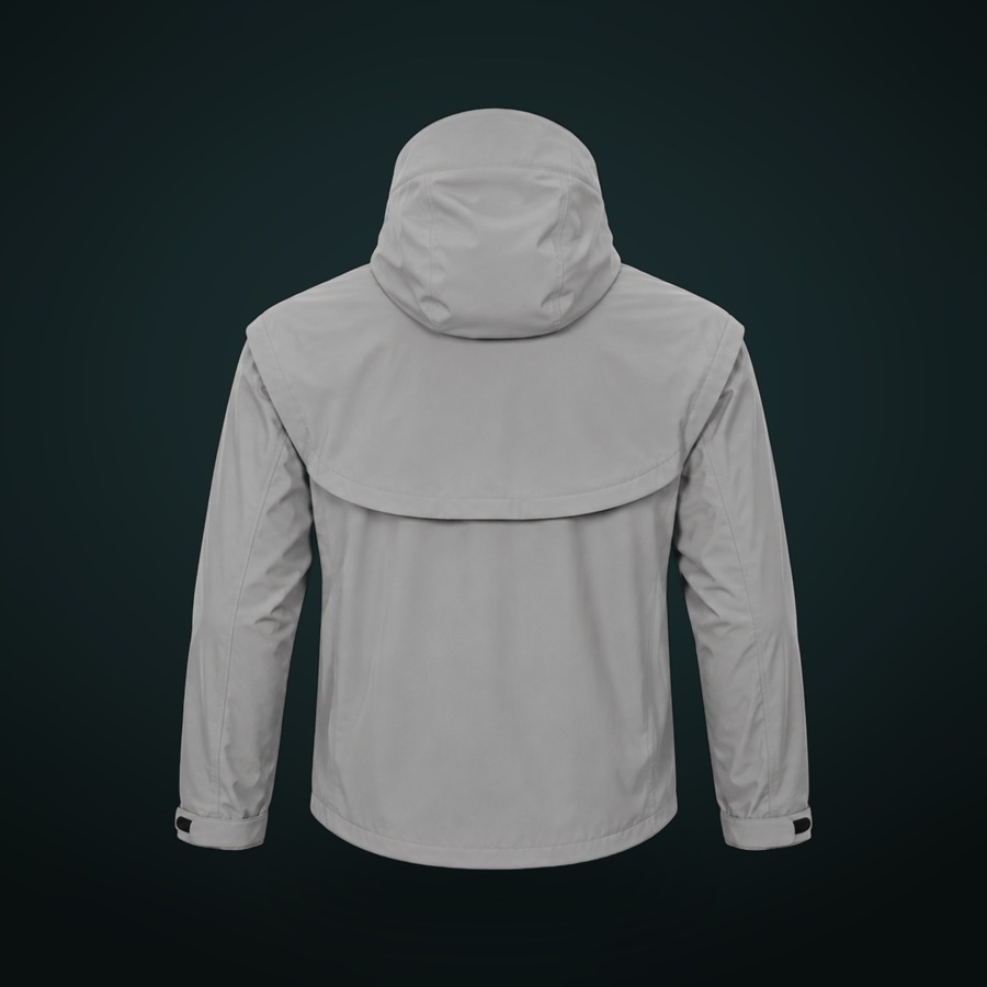 The Sound Windbreaker, back view